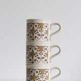 Set of 3 Biltons 70s mugs