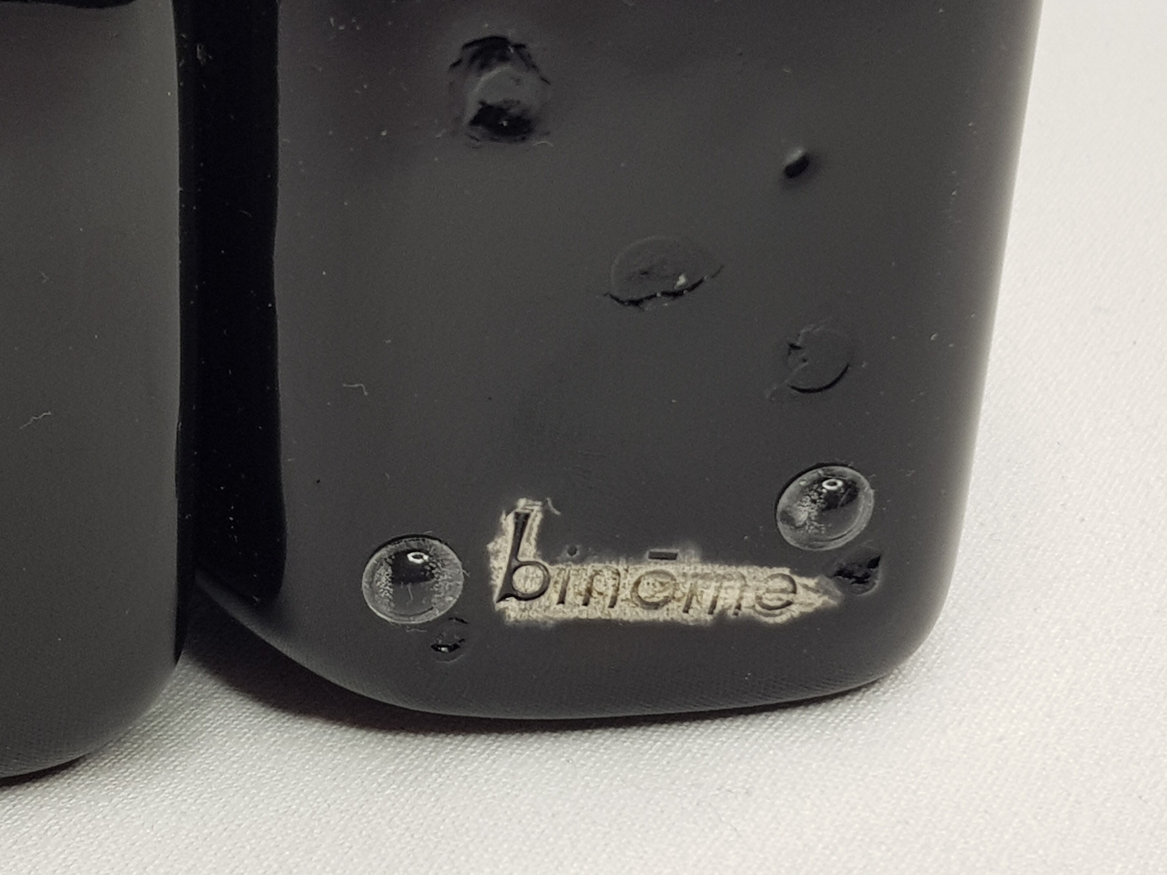 Black megalith vase 25 cm