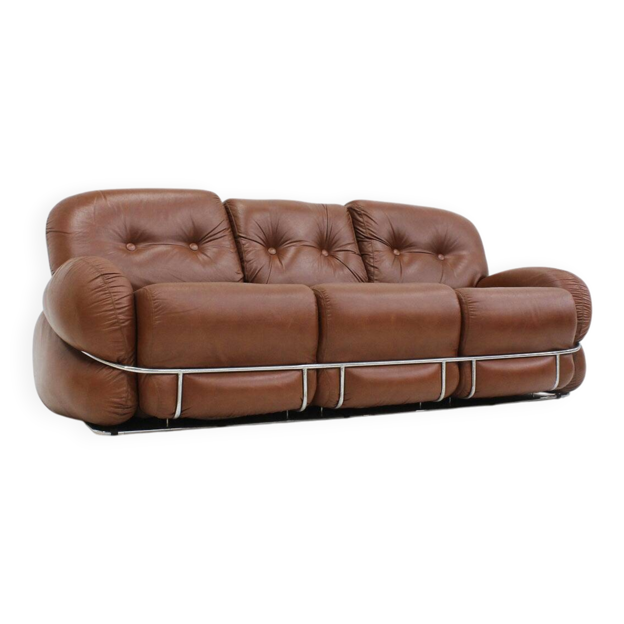 Canapé vintage Okay d'Adriano Piazzesi, Italie, années 1970