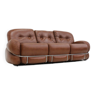 Vintage Okay sofa by Adriano Piazzesi Italy 1970s