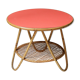 Table vintage rotin & formica