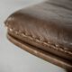 Vintage Mid-Century Danish Modern Leather Adjustable Easy Chair and Ottoman