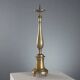 Antique gilded metal candelabrum, Italy, late 19th century