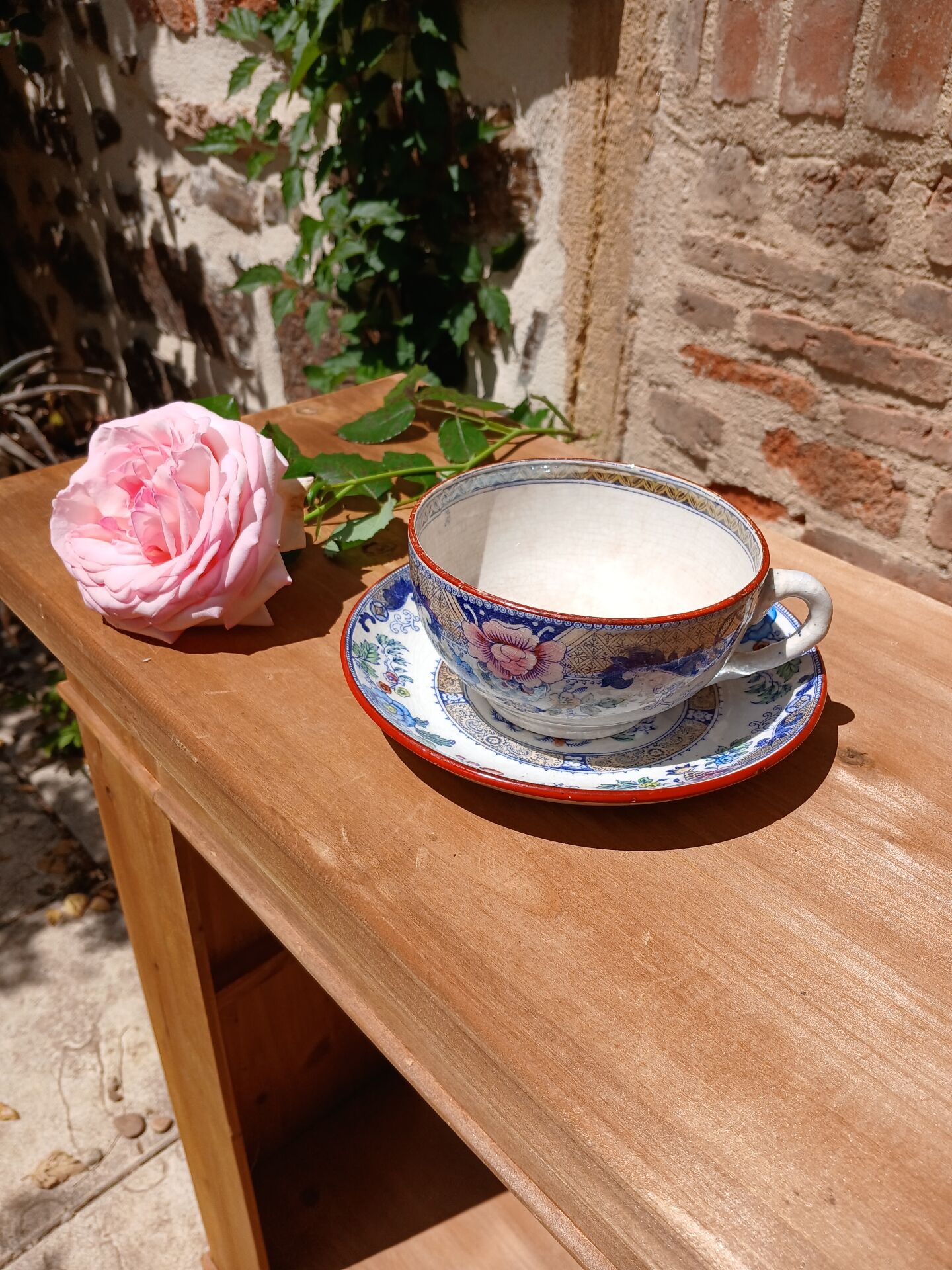 Antique ironstone cup