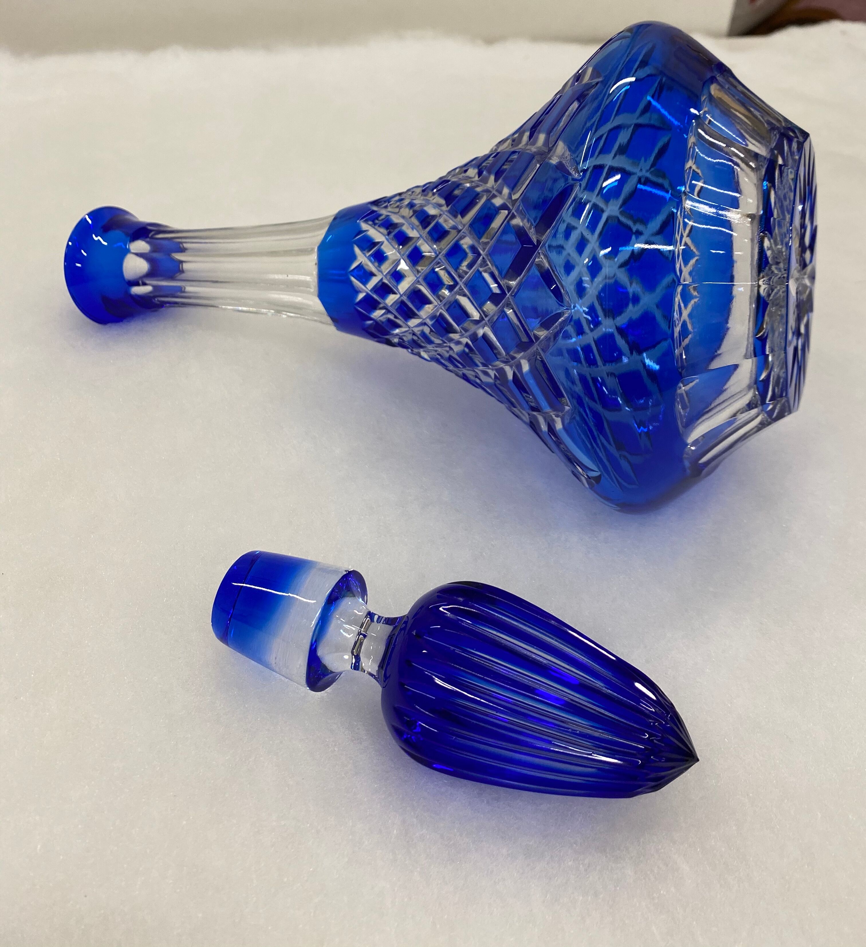 Bohemian crystal carafe