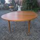 Table scandinave extensible en teck des années 60