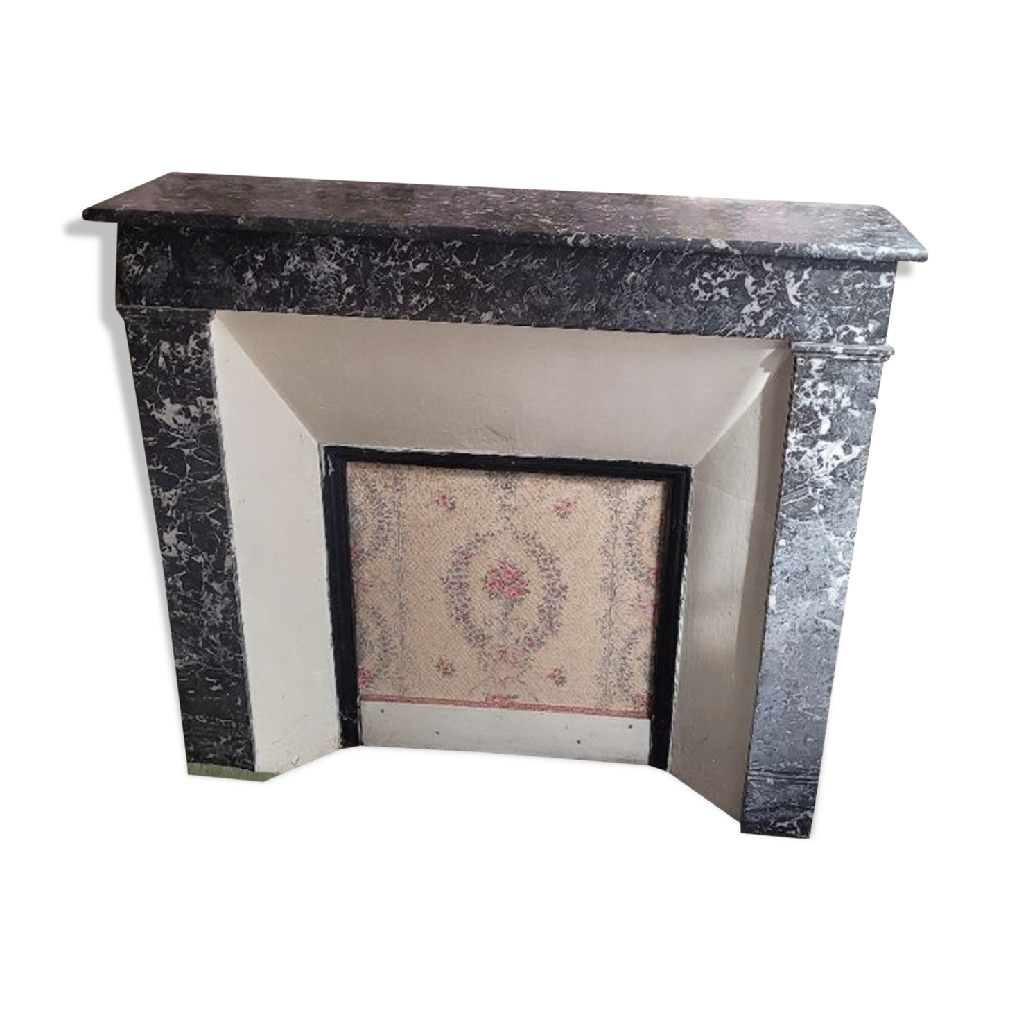 Marble fireplace late nineteenth century