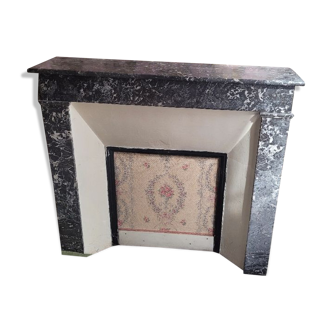 Marble fireplace late nineteenth century