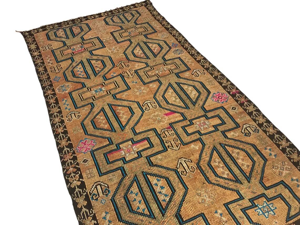 Kilim vintage kurde bohème