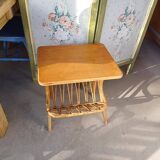 Porte revue table de nuit vintage