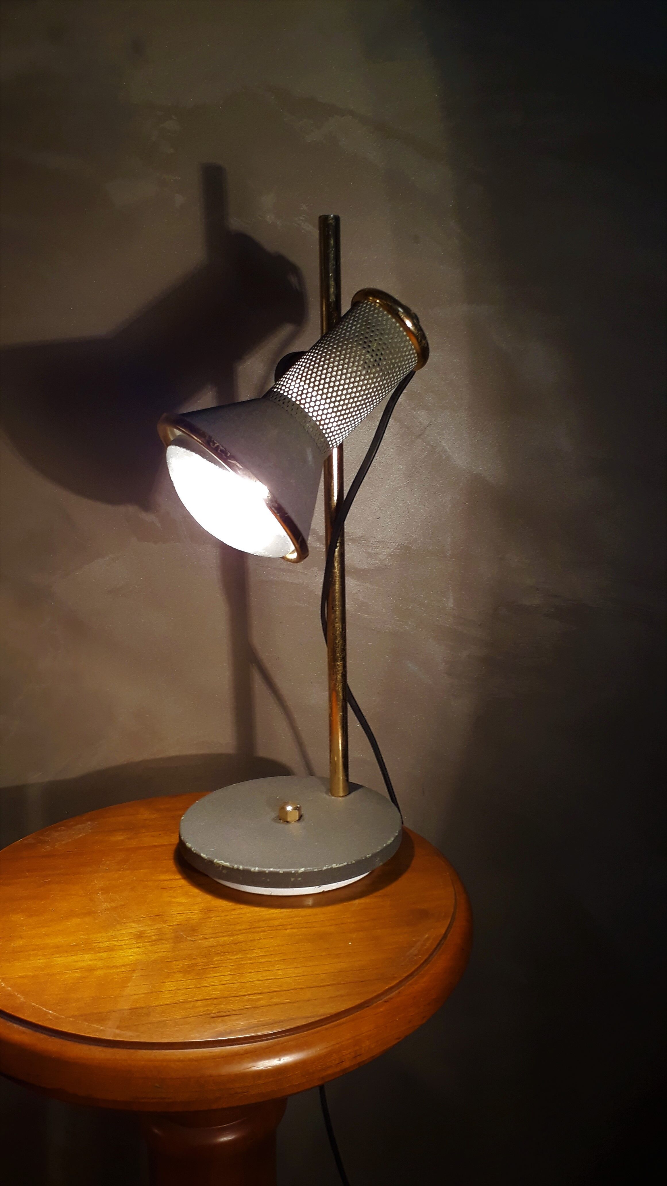 1970 granite grey spot lamp