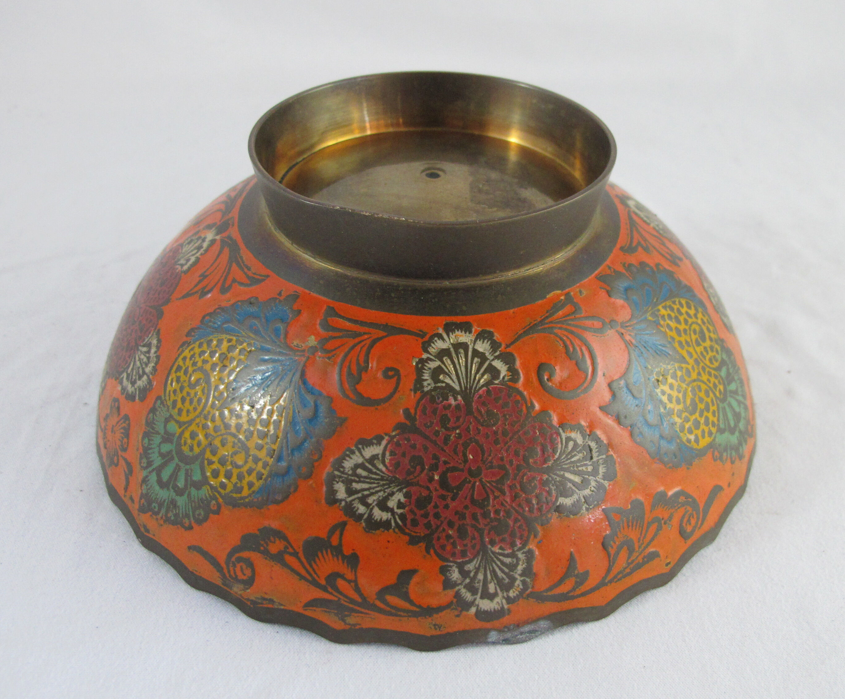 Bowl or empty oriental metal pocket