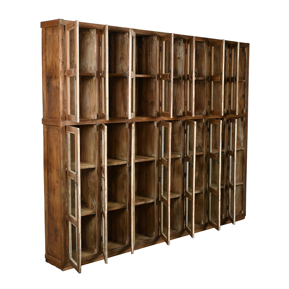 Armoire vitrée à 35 casiers