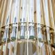 Romani Saccati for Gucci Brass Crystal Murano Pendant by Studio Design