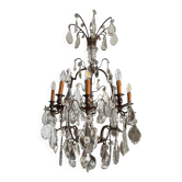 Large cage chandelier with 12 lights in Louis XV style / Maison Baguès 105 X 60