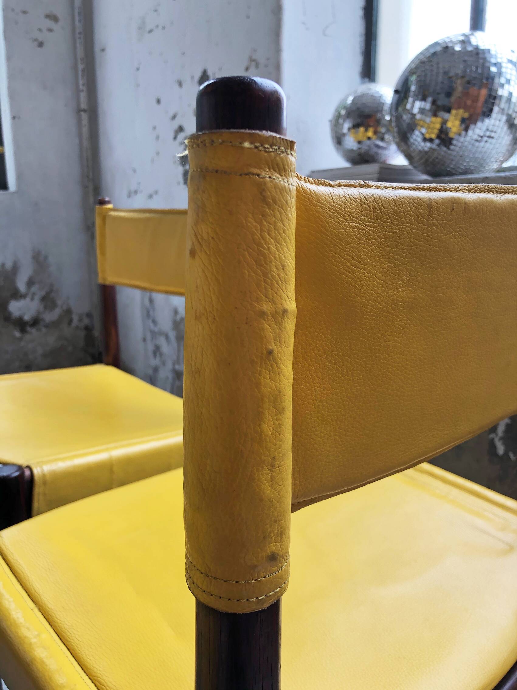 Rosewood leather chairs by Arne Vodder for Sibast