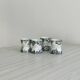 Set of 4 antique earthenware egg cups