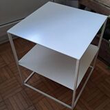 Table basse métal deux niveau