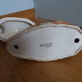 Terrine ceramic doe signed Caugant