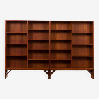 Bibliothèque modulaire à deux unités de la série Borge Mogensen China pour CM Madsen, Danemark, années 1960