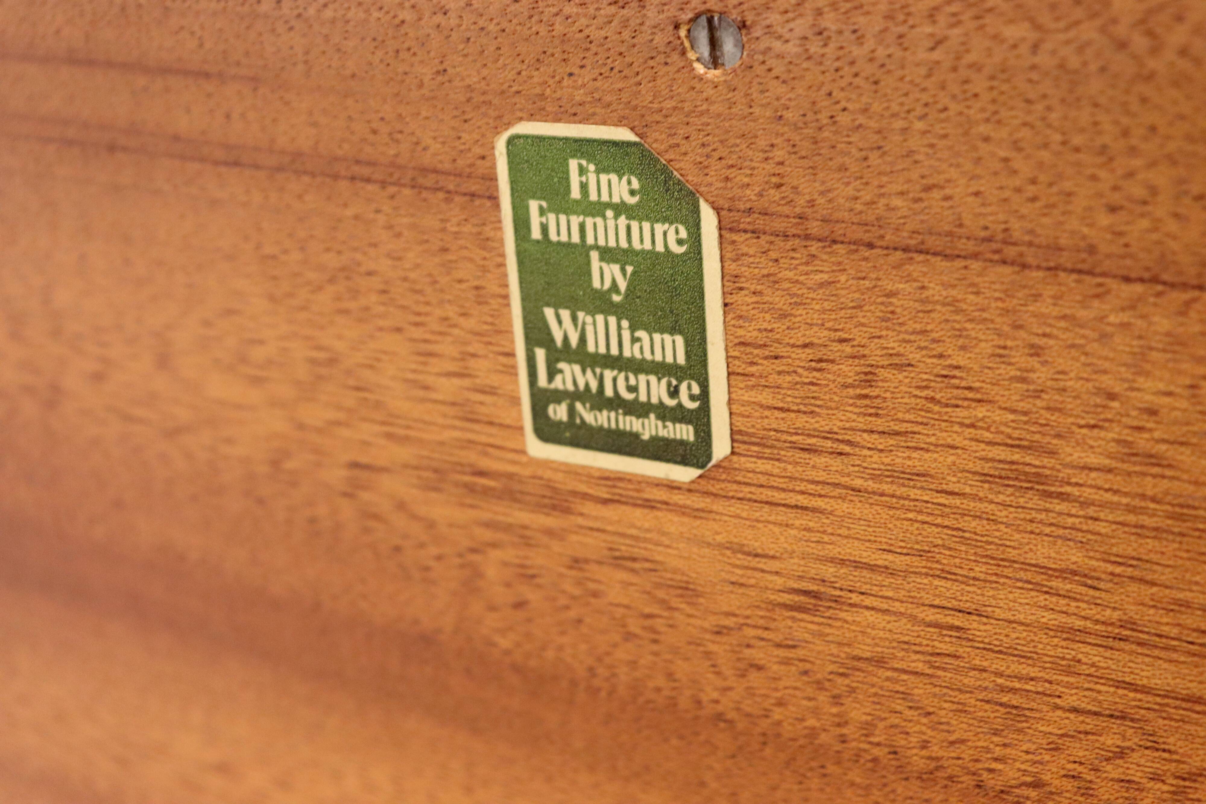 Dressing table William Lawrence of Nothingham 'London' vintage mid century