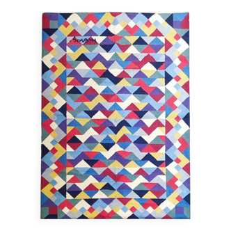 Tapis Missoni vintage circa 1980 édition limitée signée