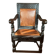 English armchair from the 17th century, Wainscot armchair.