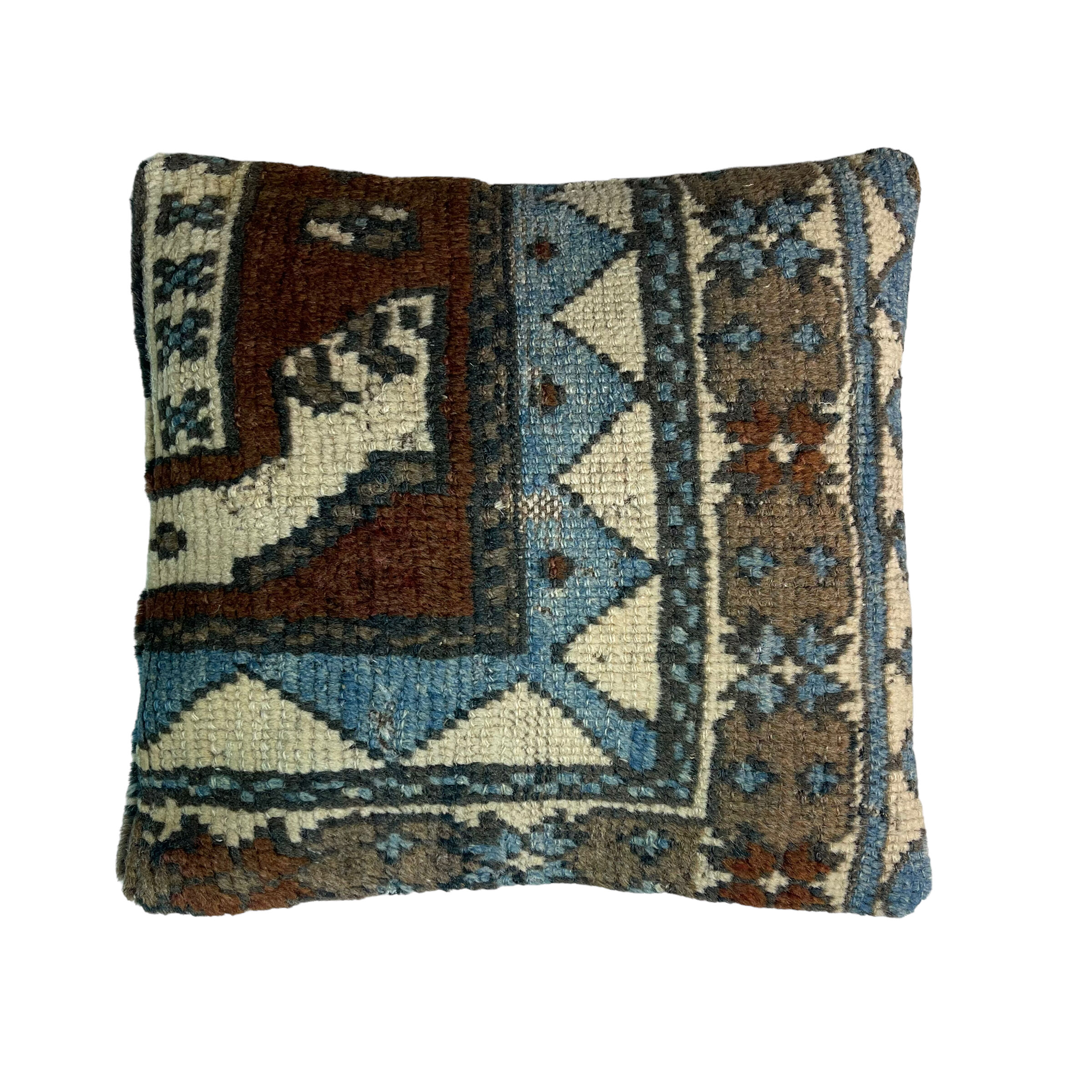 Vintage turkish Kilim cushion cover 40x40cm