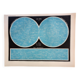 Old engraving 1898, Astronomical sky, astrology • Lithograph, Original plate