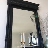 Mirror black trumeau - 107x81cm