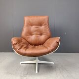 Space age fiberglass swivel chair, 1960s