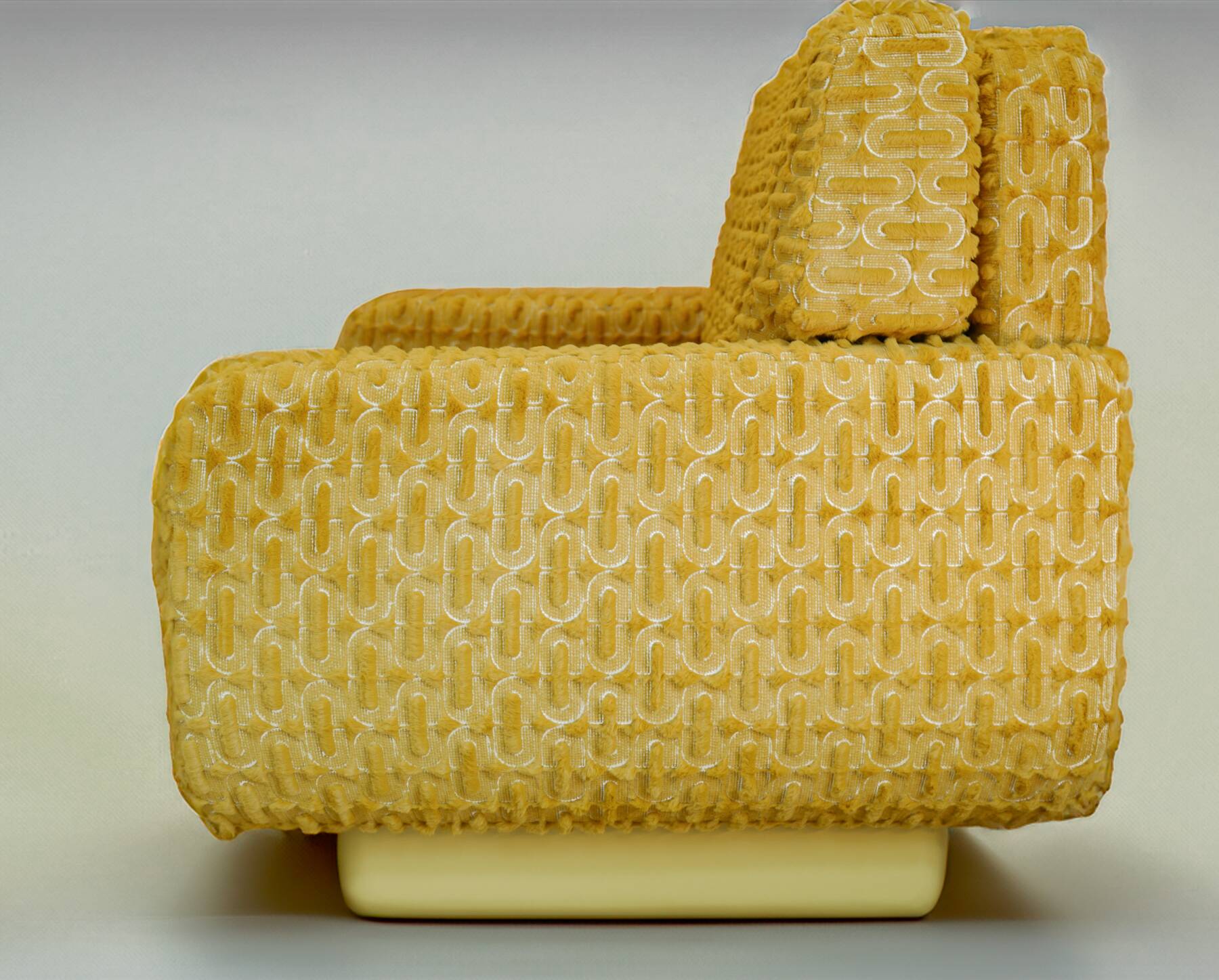 Design Armchair - lacquer and fabric