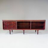 Buffet italien moderne des années 1950 Frattini pour Bernini – Portes coulissantes en bois