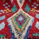 Boucherouite woven hand to the Morocco Berber carpet 194x110cm