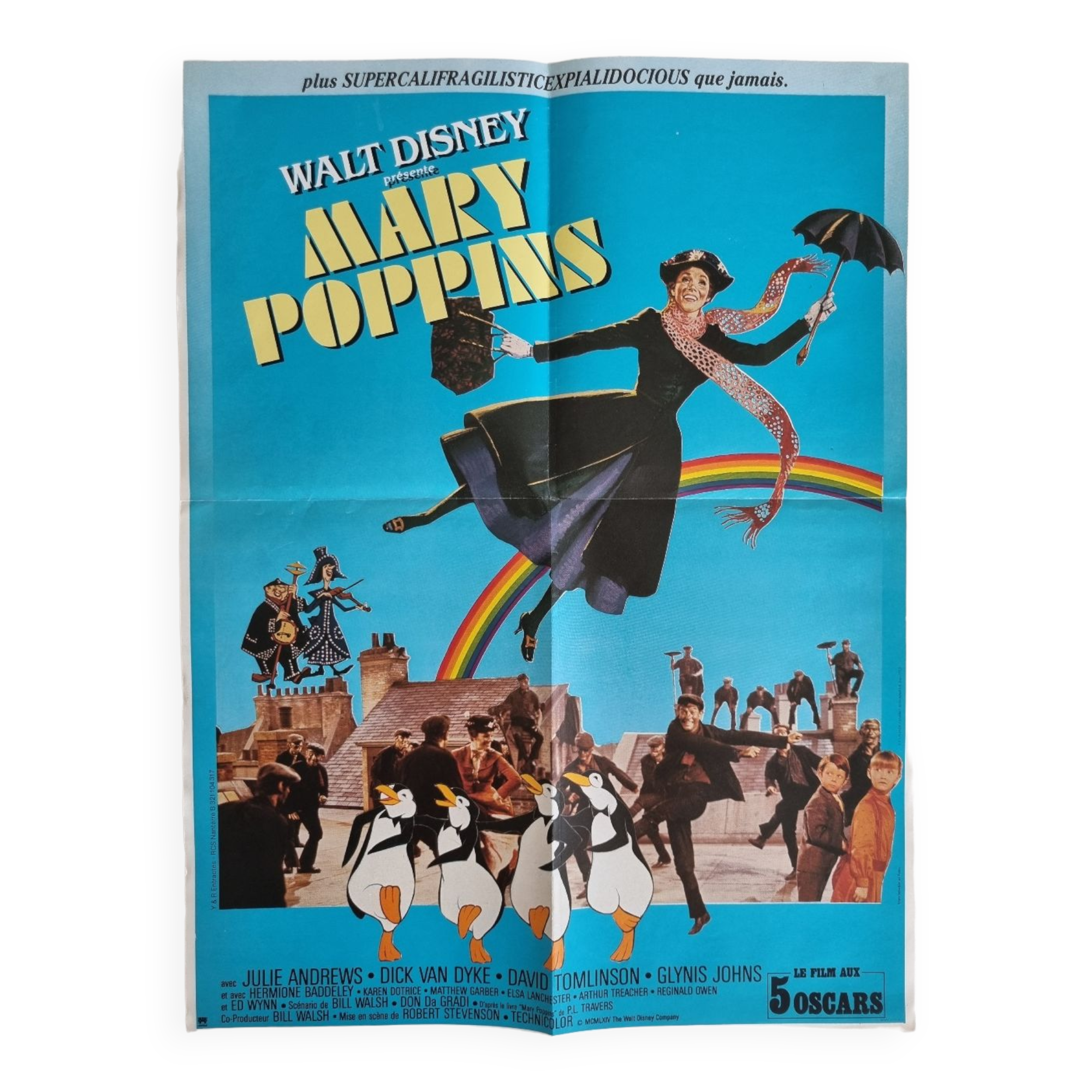 Mary Poppins Original Movie Poster 1965
