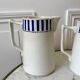 trio of earthenware pitchers CM Paris model "Monique" 30s