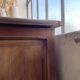 XXL solid oak counter sideboard