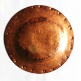 Copper plate stamped