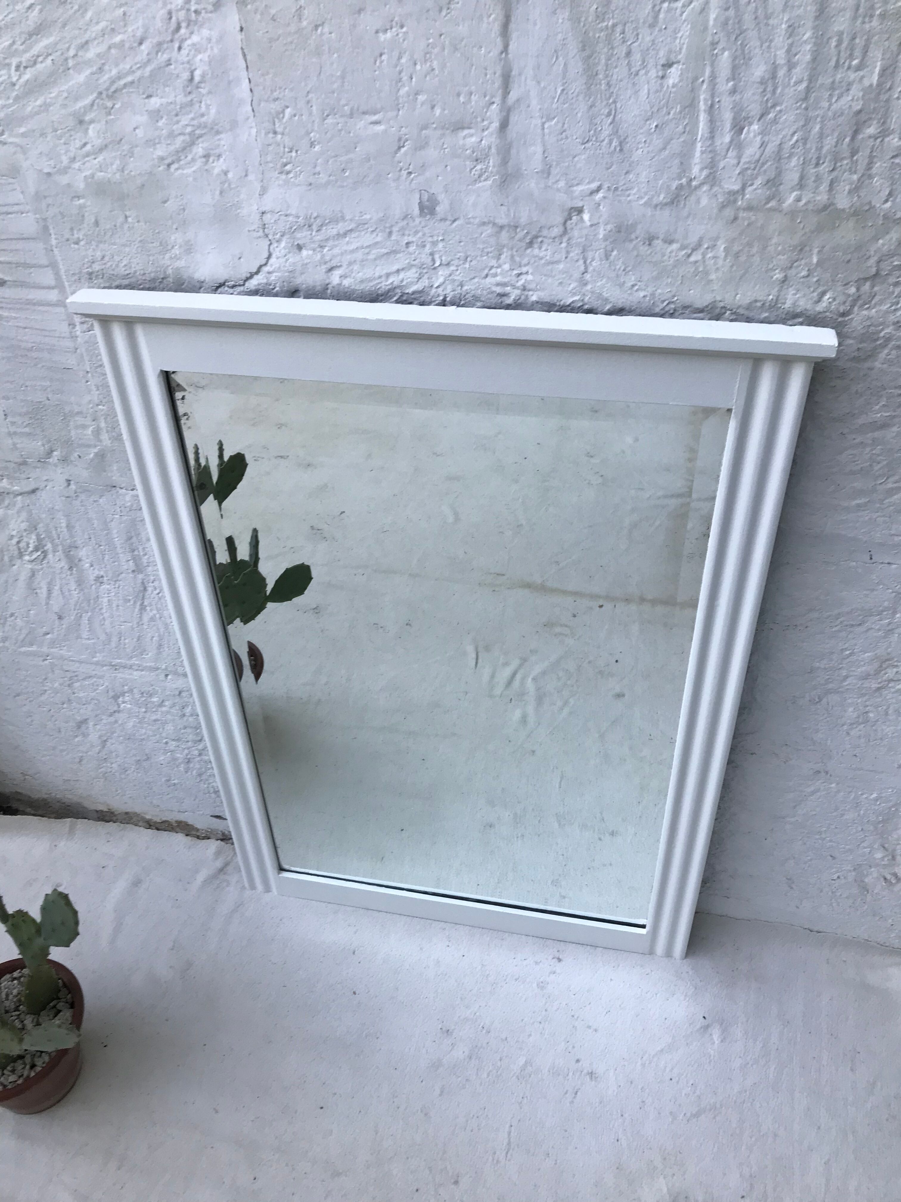 Art Deco beveled mirror
