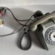 Telephone vintage gris p.t.t. paris