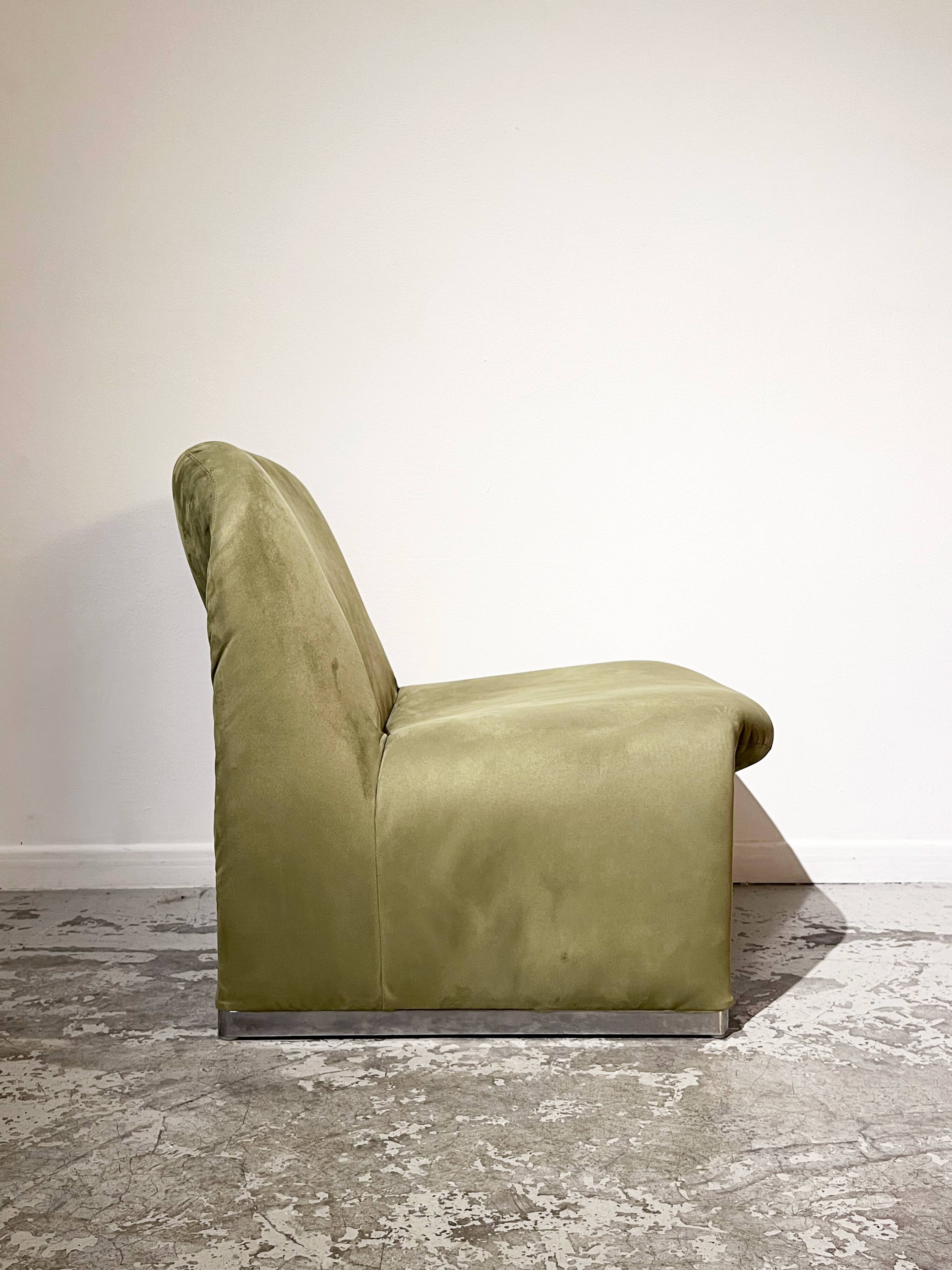 Alky fireside chair by Giancarlo Piretti for Castelli Italy 1970s