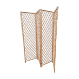 Vintage rattan screen
