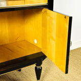 Vitrine Art déco en ébène de macassar 1940