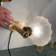 Murano Glass Brass Sconces Set of 3 1950’s