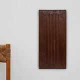 16th Century oak carved Gothic Panel, Belgium