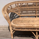 Vintage rattan garden furniture