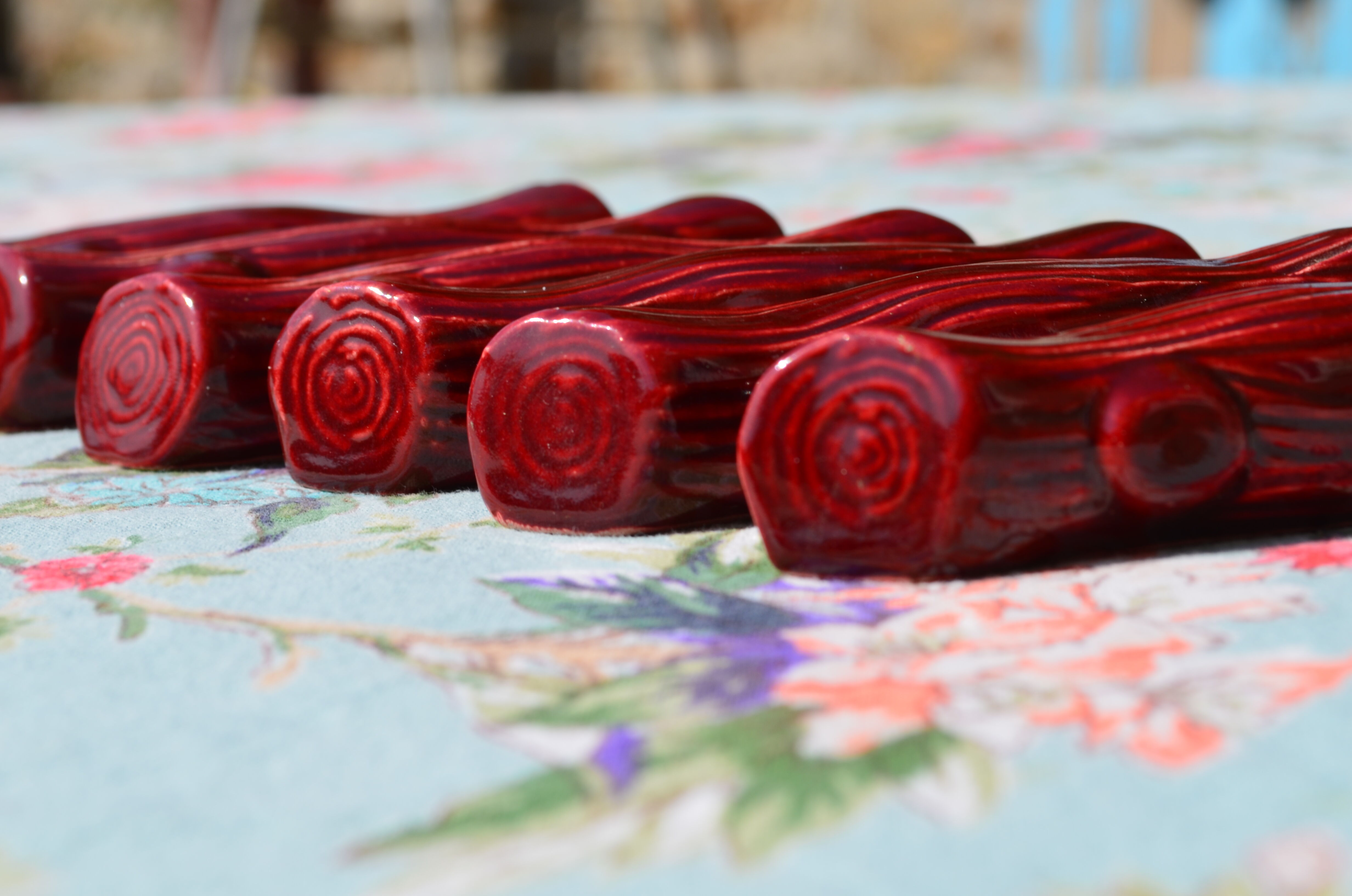 Set of 6 knife holders