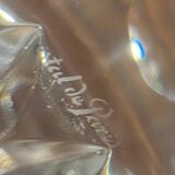 Ice bucket "Cristal de Paris" + spoon with multiple hallmarks