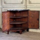 Pair of Console Tables, Mahogany and Rosewood Veneer, Blue Turquin Marble, X