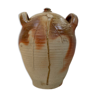 Large old sandstone jar